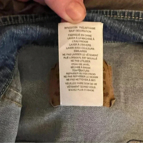 Levis Jacket Denim Kids Small Blue Youth 8-10   Trucker Jacket Classic Jeans EUC - Picture 2 of 6